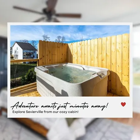 Cozy Cabin Retreat W Arcade Hot Tub Near Dolly